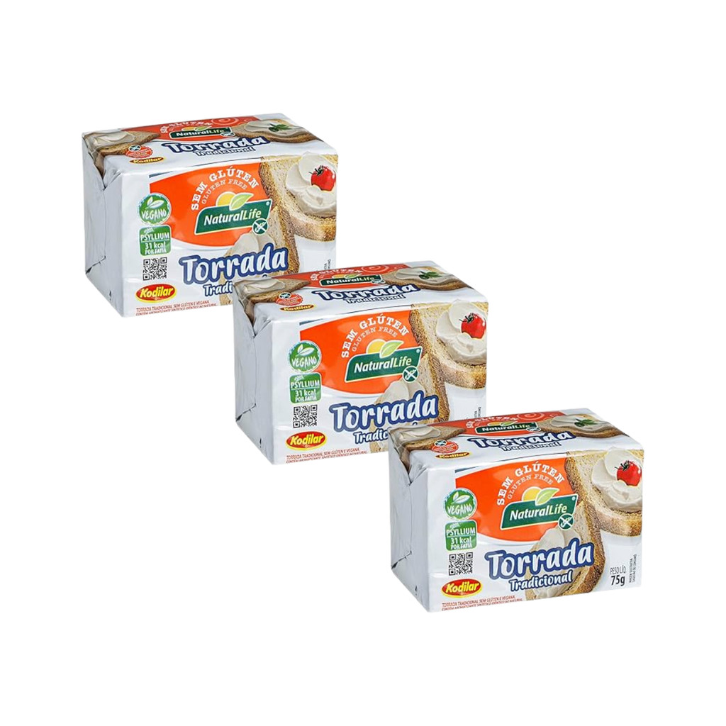 TORRADA TRADICIONAL S/ GLUTEN VEGANA KODILAR 75g