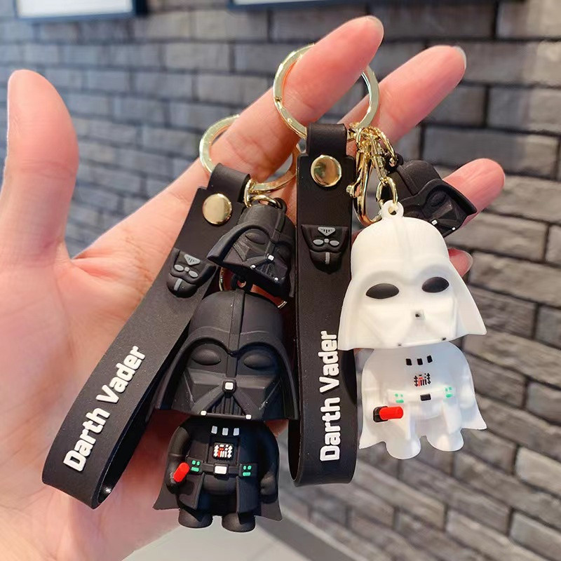 Desenho Animado Jedi Cavaleiro Boneco Chaveiro Star Wars Série Mochila Pingente Presente Para Crianças