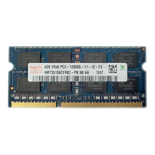 Memoria Hynix 4gb Pc3 12800s 1600mhz 2rx8 - 11-12-f3 Notebook
