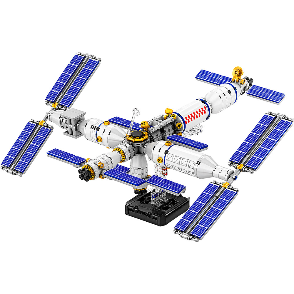 Kit Blocos De Montar Satélite Estação Espacial 471 Peças 471