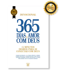 365 Dias de Amor com Deus - Devocional - Edição de Luxo Almofadada