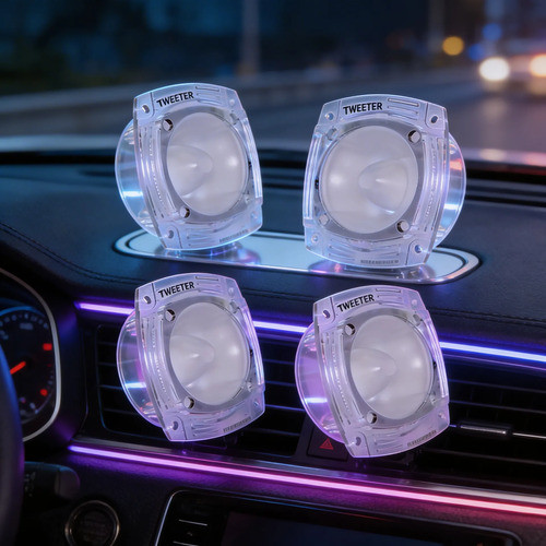 4 Frente Carcaça P/ Super Tuiter St330 St304 Buster Led Som  Transparente