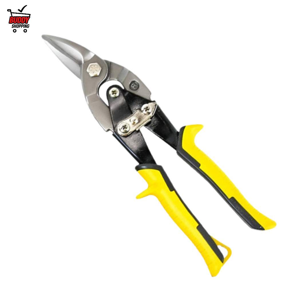 Tesoura Aviação 10 Pol Corte Esquerdo Aço Manganês Chapa Calha Gesso E Drywall LWJ-2312