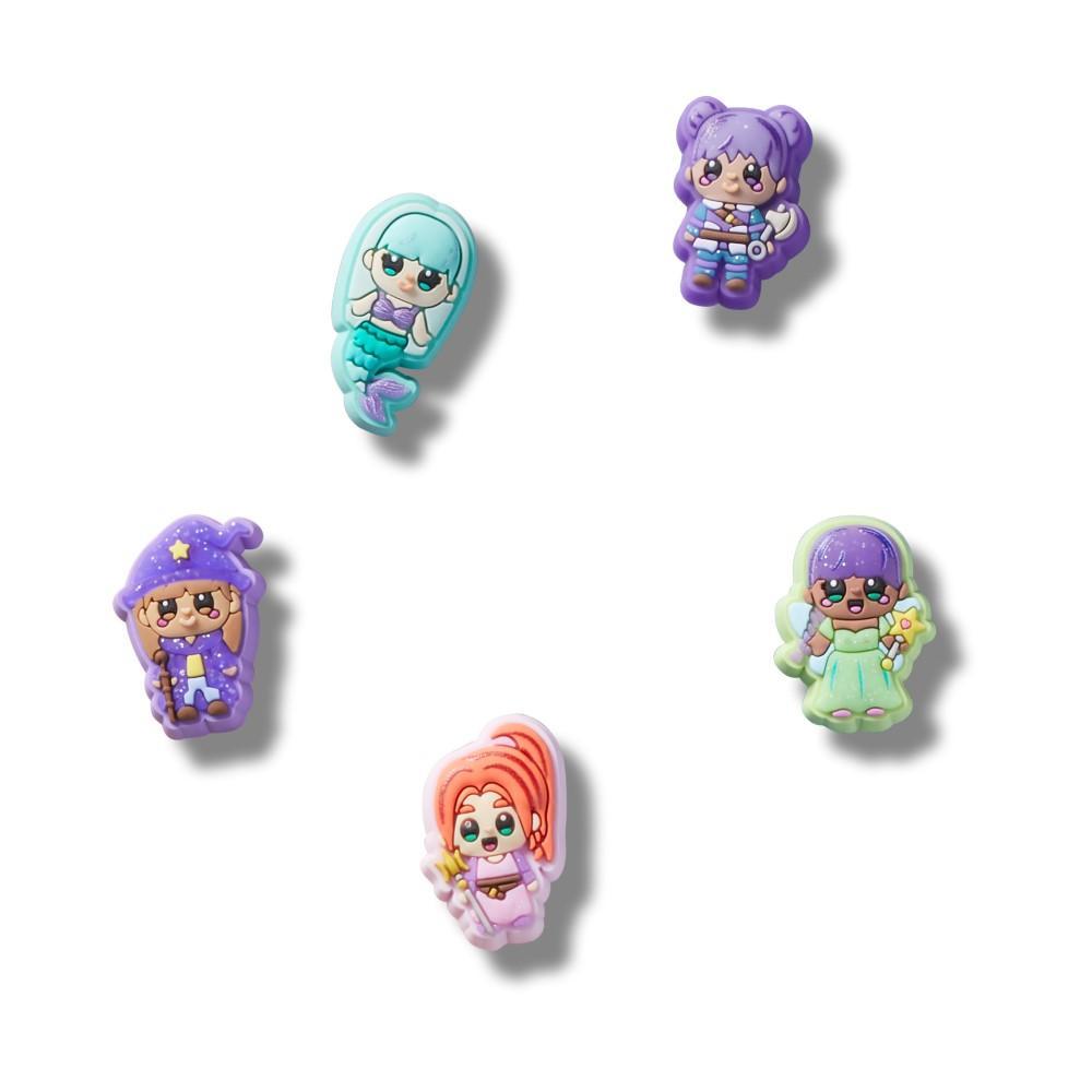 Jibbitz™ Meninas Mágicas Pack com 5 Peças UNICO