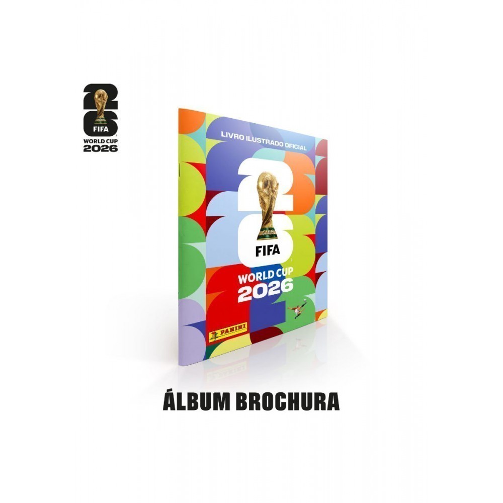 Álbum de Figurinhas Brochura Copa do Mundo Fifa 2026