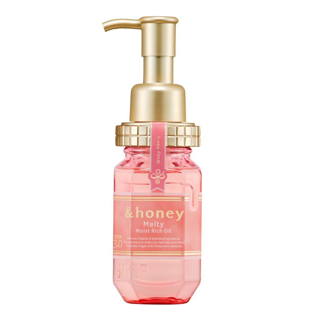 & honey Melty Moist Óleo Para Cabelo Rico 3.0 100ml | Capilar-Envio Do Japão -