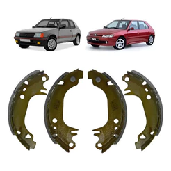 Sapata Lona Freio Traseira Peugeot 106 1.0 1997/2001 205 1.4