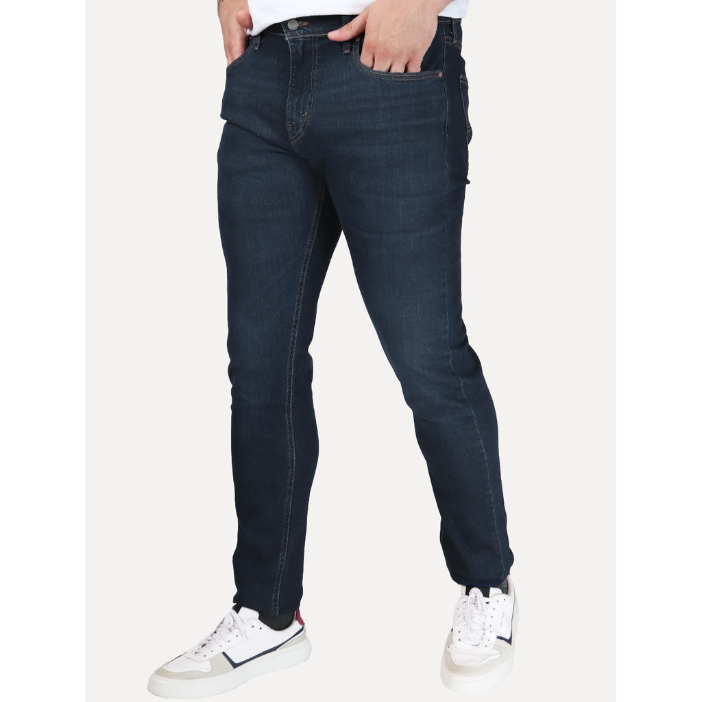 Calça Levis Jeans Masculina 512 Slim Taper Azul Escuro