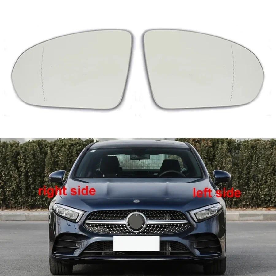 Para Benz W177 Classe A/CLA 2019-2023 Acessórios Carro Espelhos Laterais Lente Reflexiva Lentes De Espelho Retrovisor Aq