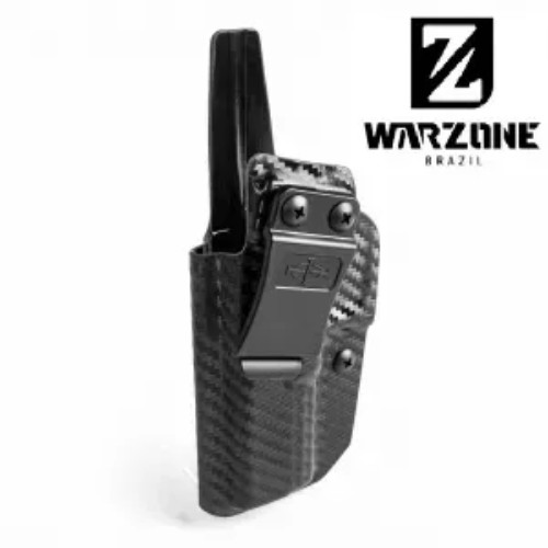 Coldre 30-30 Canhoto Pistola Glock G17 Porte Velado Fibra de Carbono