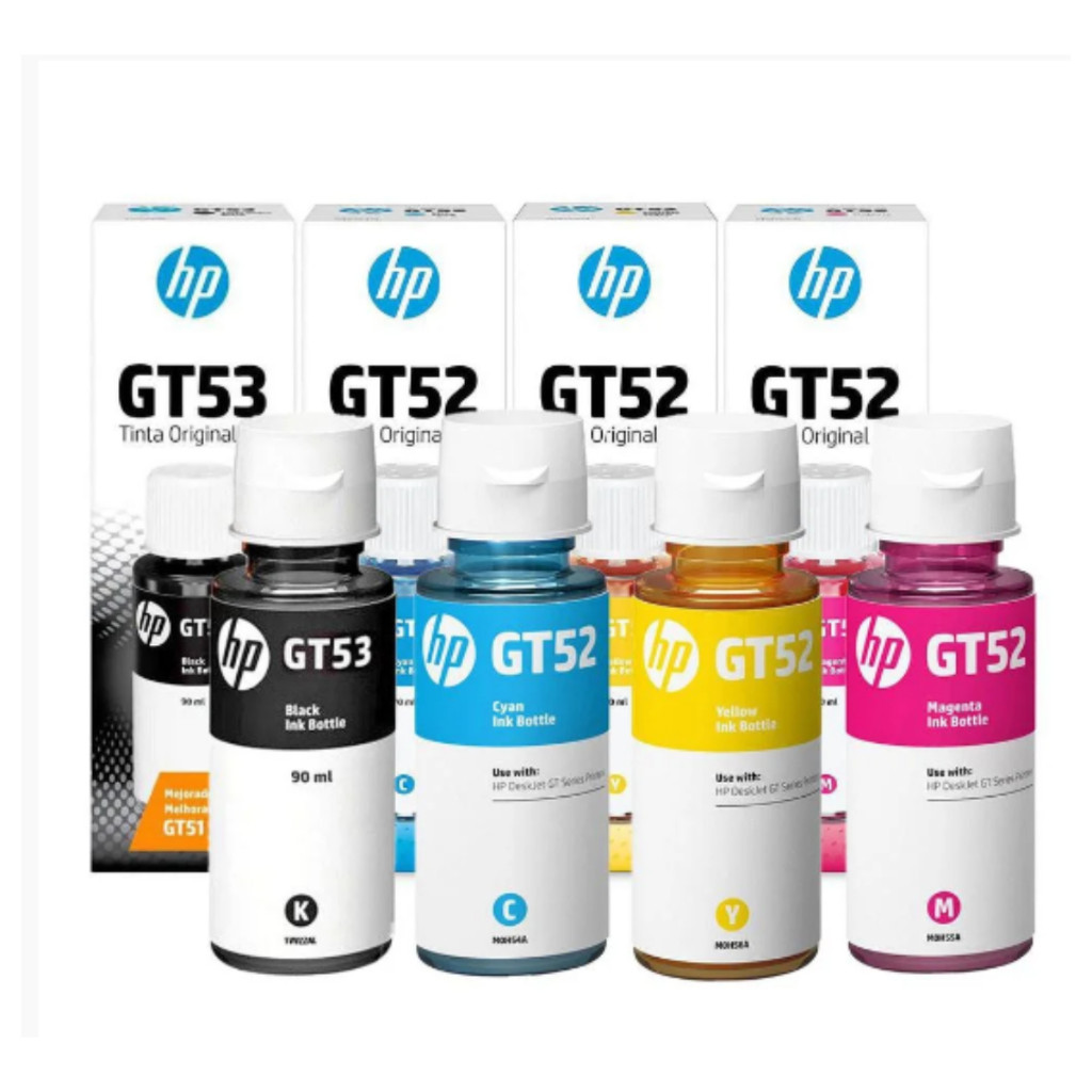 Kit 4 Tintas Gt53 Gt52 Para Uso Hp 517 532 617 5822 416 116