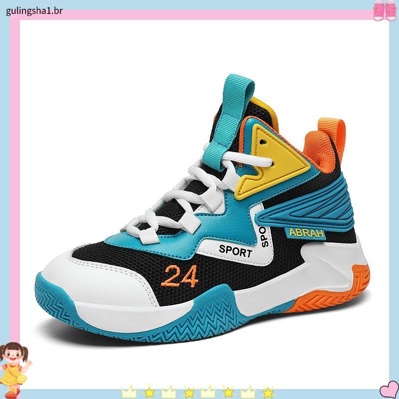 kit tênis infantil masculino tênis infantil masculino Sapatos para meninos 2024 Novos tênis de basquete para crianças