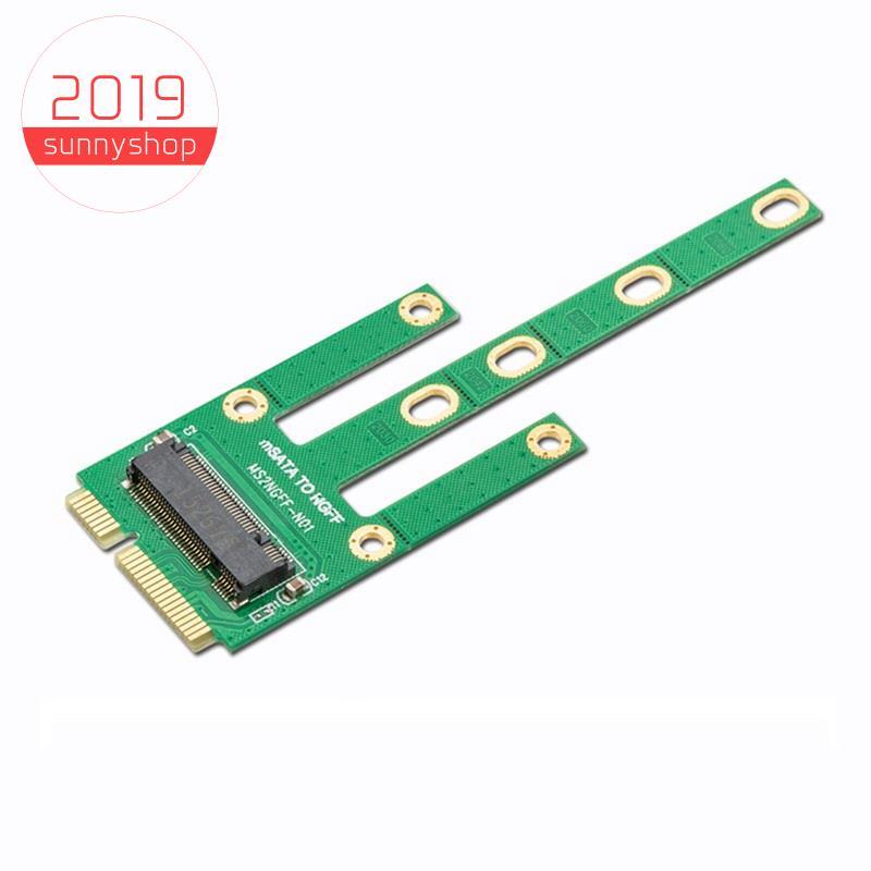 [Bestseller S] Adaptador MSATA Para M . 2 NGFF Placa De Conversão 6.0 Gb/SATA-Bus SSD B Key Macho Riser M2