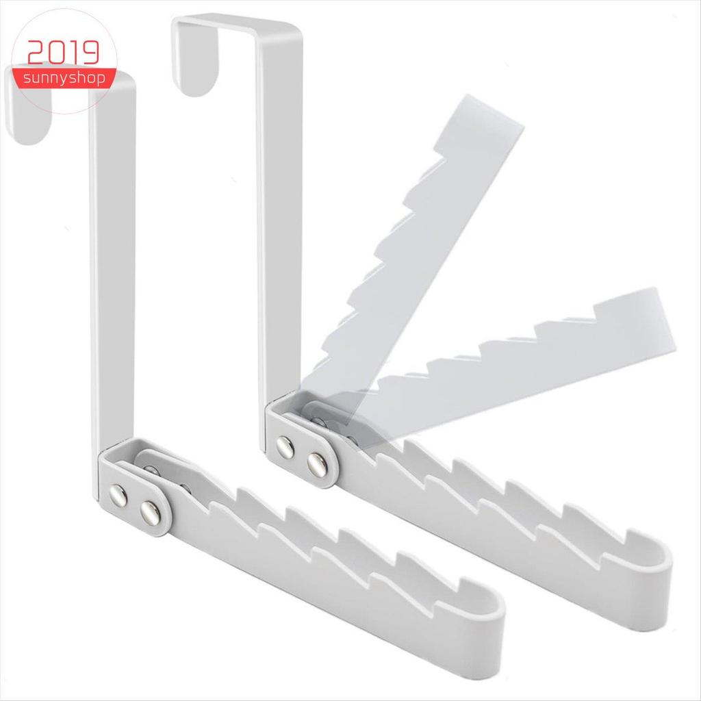 [Bestseller S] 2 Pacotes Sobre O Cabide De Ganchos De Porta , Rack De Secagem Resistente E Dobrável A Para Roupas , Casa