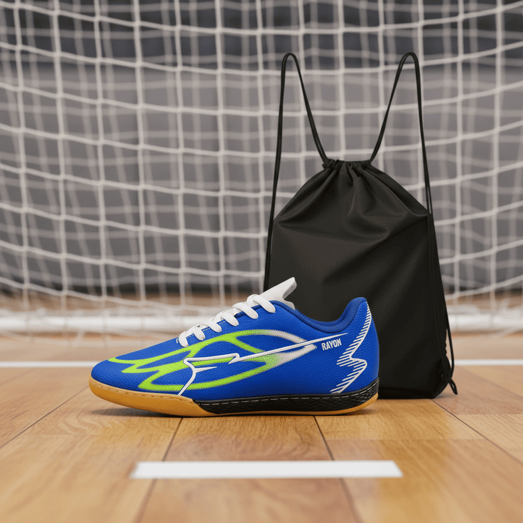 Kit Chuteira Sintética Futsal Futebol Salão Quadra + Mochila Esportiva Adulto