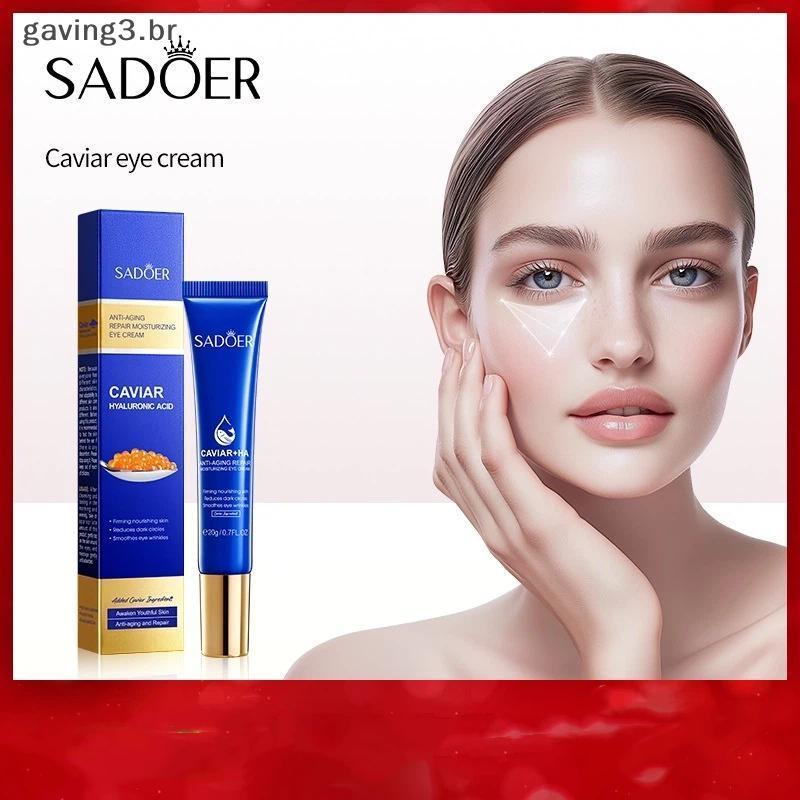 [GAVBR] 20g SADOER Caviar Ácido Hialurônico Creme Para Os Olhos Anti Olheiras Remoção De Bolsas Hidratante Antienvelheci