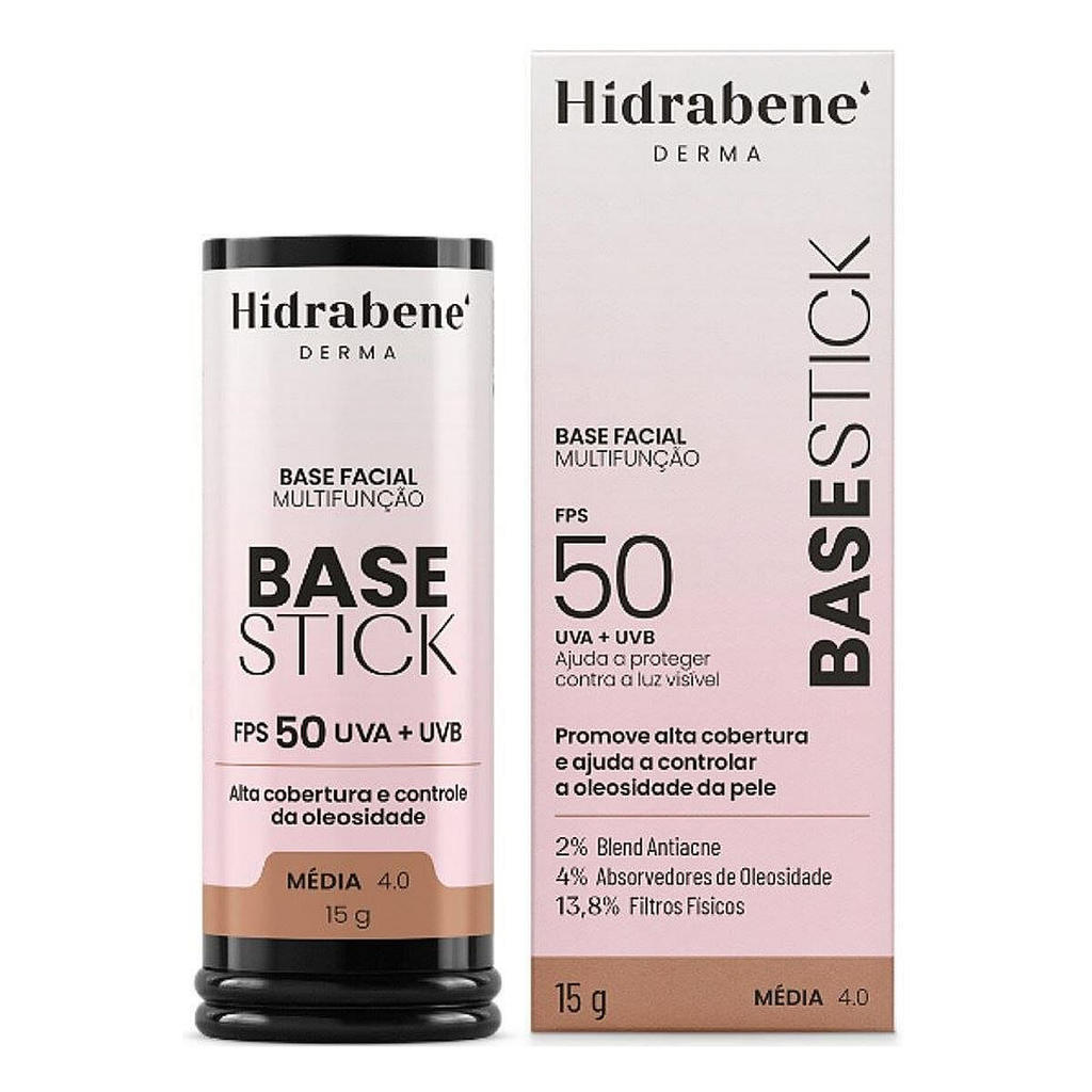 Hidrabene Base Stick Média 4.0 FPS 50 15g