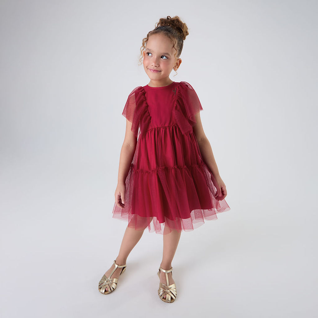 Vestido Ilusion Infantil Feminino Lilica Ripilica