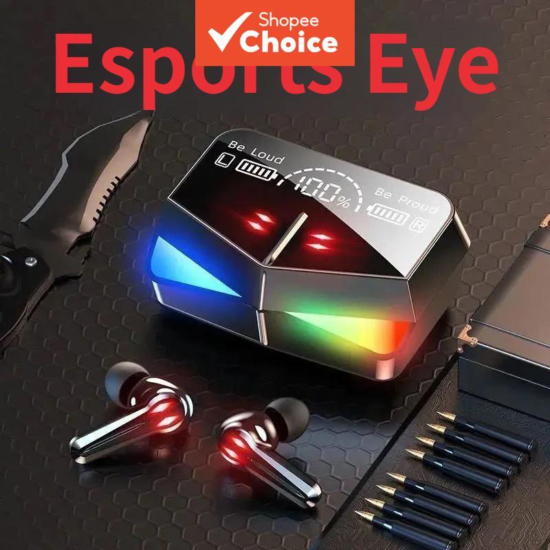 M28 Fones De Ouvido TWS Sem Fio Para Jogos Bluetooth Modo Duplo Música RGB Efeitos De Luz Estojo De Carregamento De Baix