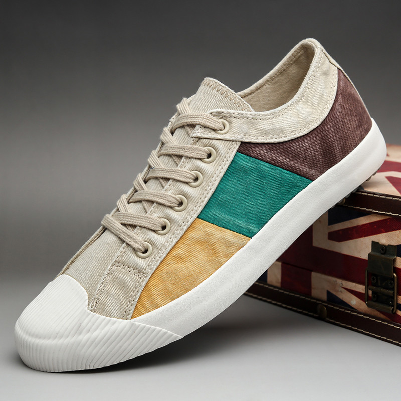 2026 verão novo estilo sapatos casuais masculinos único sapatos velhos pequim sapatos de lona tênis esportivos masculino