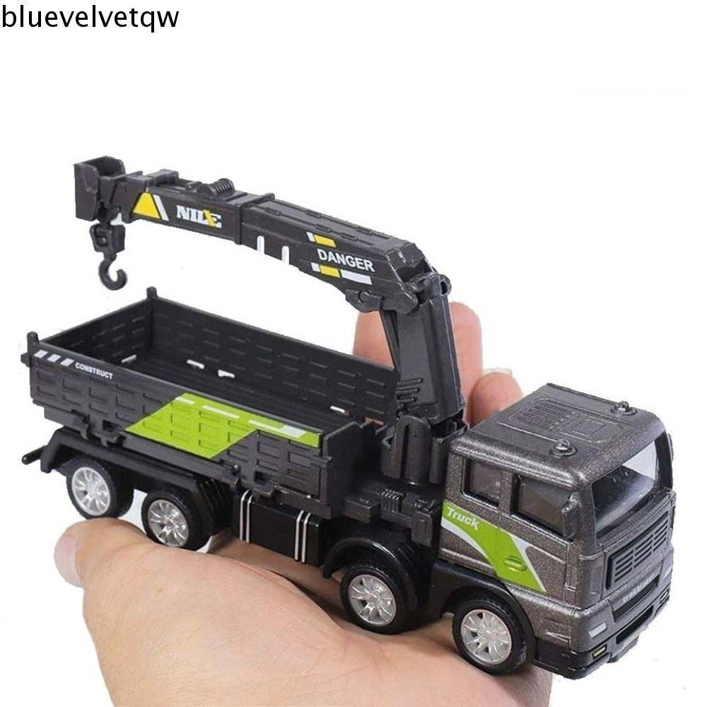 Brinquedos De Caminhão Guindaste BLUEVELVETQW , Modelo De Carro De Engenharia Educacional De Empilhadeira Bulldozer , Co