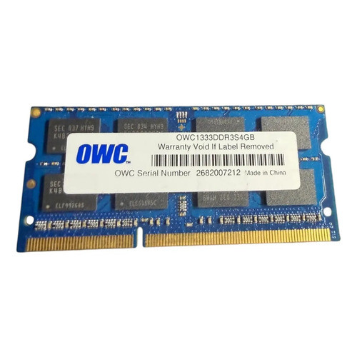 Memoria Ddr3 4gb 2rx8 Pc3-10600s 1333mhz Owc1333ddr3s4gb