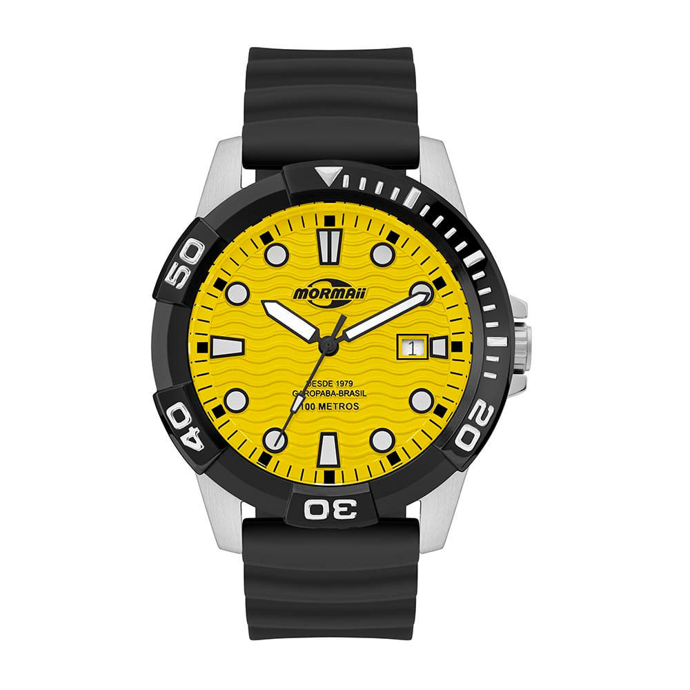 Relógio Mormaii Masculino Steel Basic Bicolor - MO2317AK/2Y