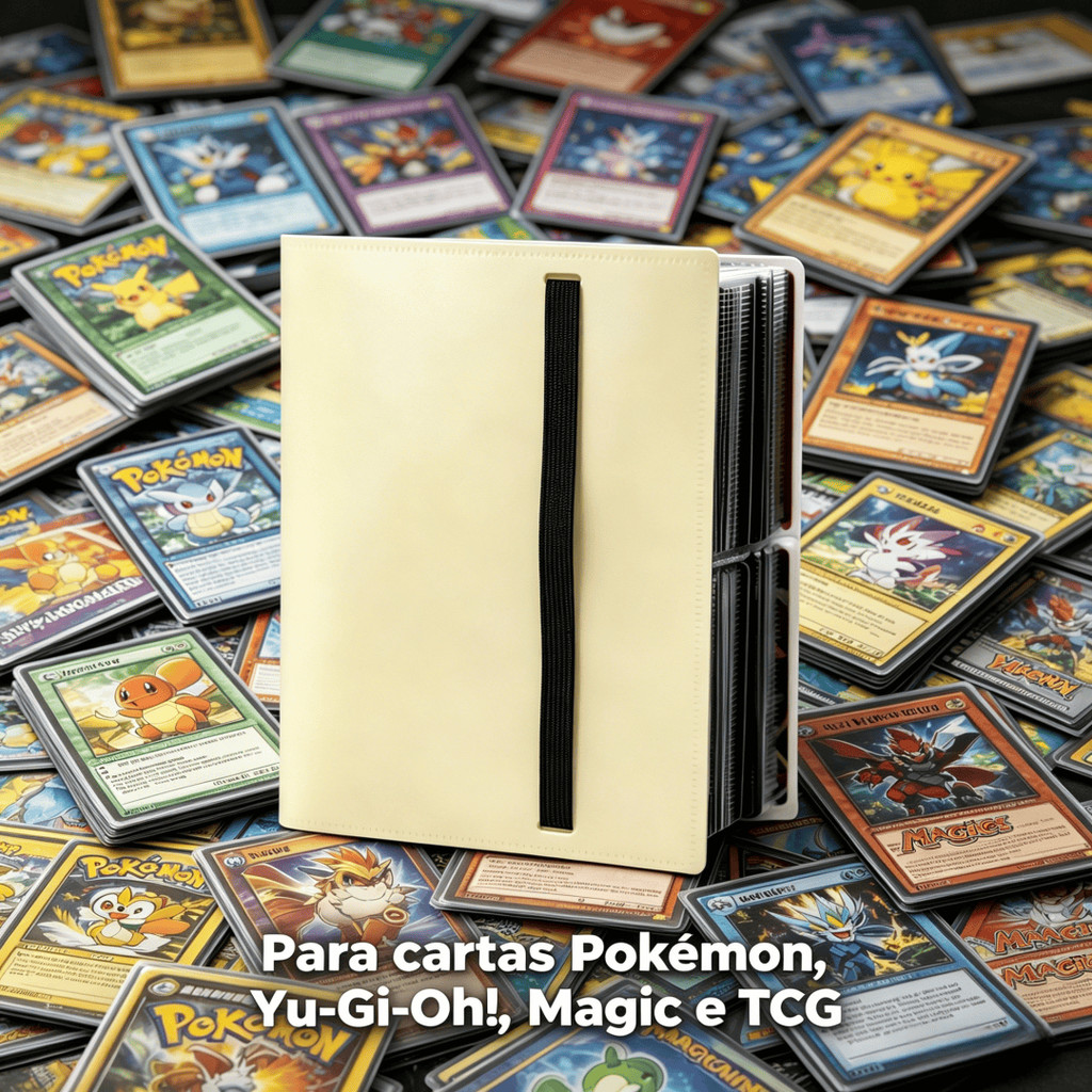 Detalhes do Álbum/Pasta 240 Slots – Cartas Yu-Gi-Oh! e Pokémon, Protege, Organiza e Perfeito para Colecionadores