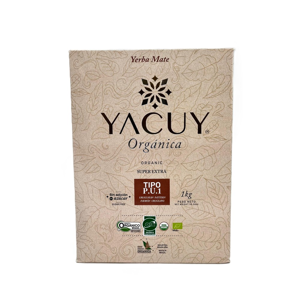 Erva Mate Yacuy Uruguaia Orgânica 1kg