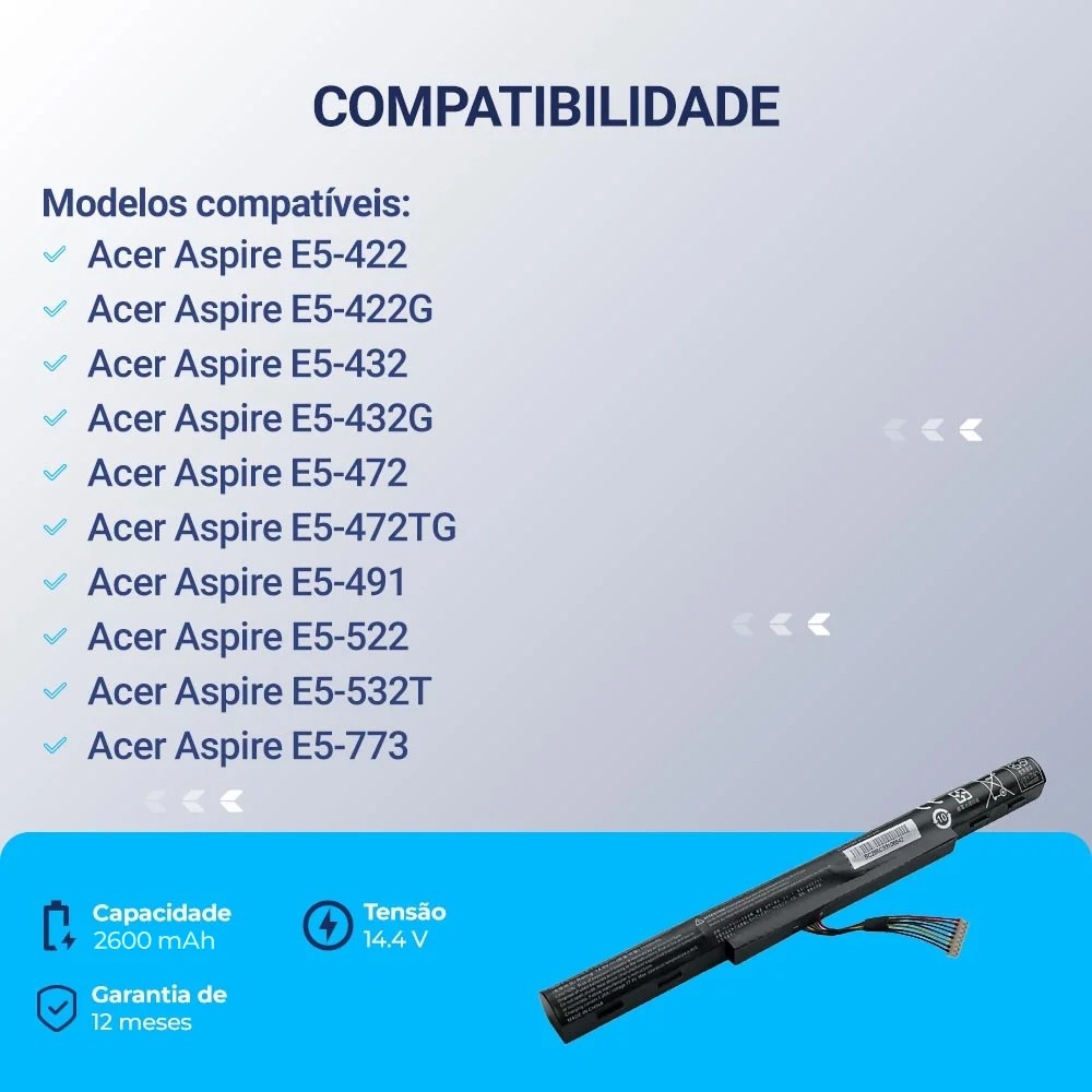 Bateria para Notebook Acer Aspire E5-574-307M