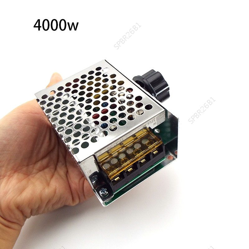 4000W 220V AC SCR Regulador De Tensão Dimmer Controlador De Velocidade Do Motor Elétrico Eletrônico Volt Termostato BR26