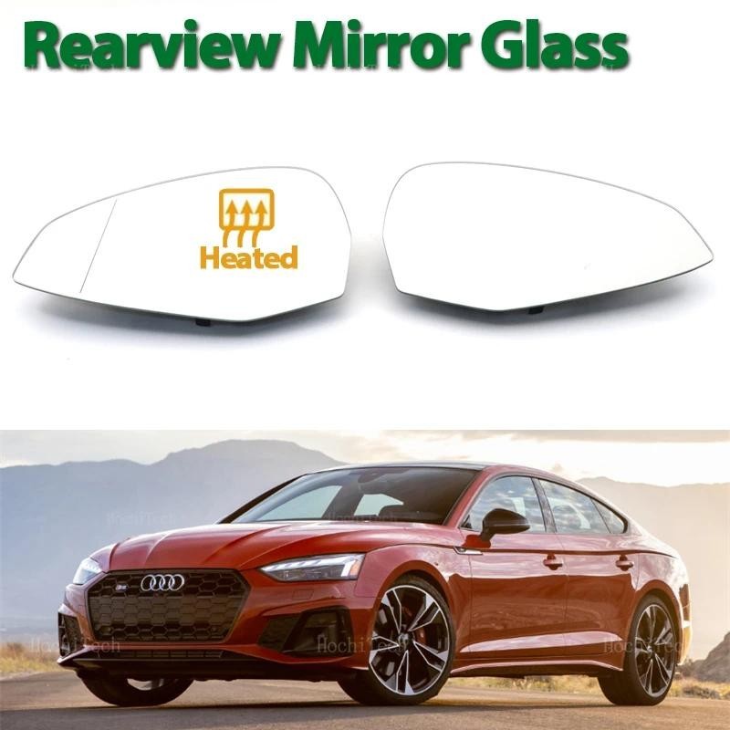 Para Audi A4 S4 RS4 RS 4 B9 A5 S5 RS6 5 2016-2023 Espelho Retrovisor Do Carro Porta De Vidro Asa Lateral Aquecido Glassa