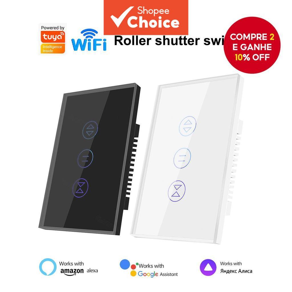 Para Tuya WiFi Cortinas Inteligentes Persianas Interruptor Padrão Dos Eua Bluetooth Portas De Rolamento Do Motor Funcion