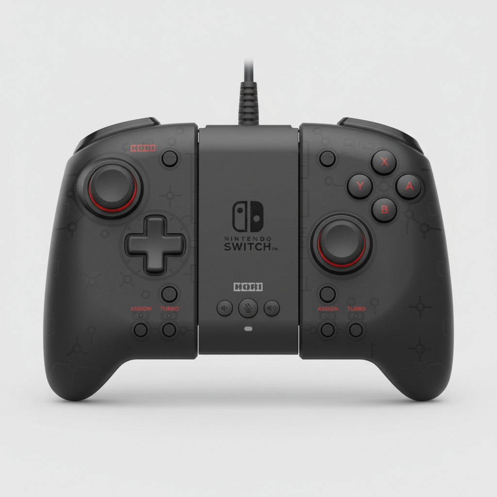 Conjunto Split Pad Pro Hori Para Nintendo Switch Preto