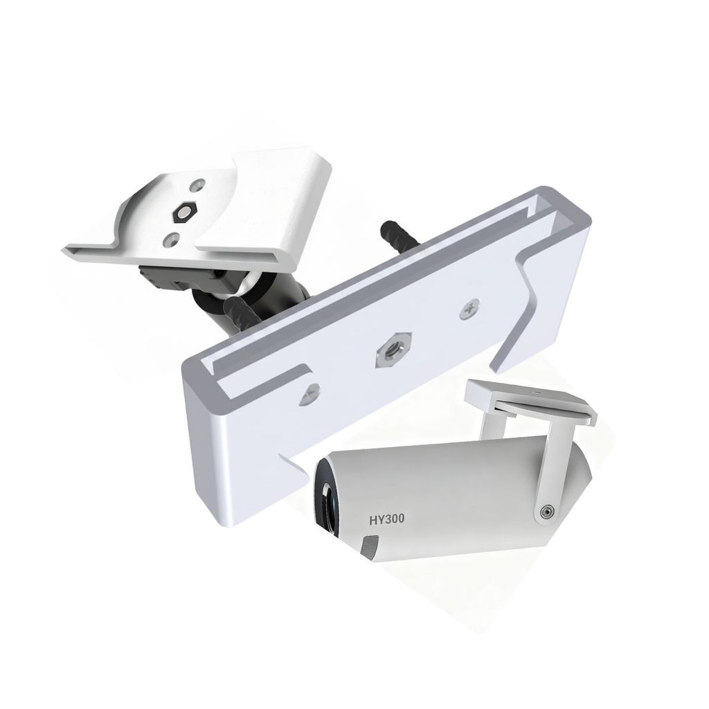 Suporte Para Projetor HY300 Parede Teto Tripé Ajustável Universal  Base Reforçada Fácil Instalação Alta Resistência