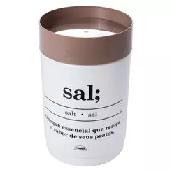Pote Porta Sal 1,1 L Despensa Cozinha Plasútil