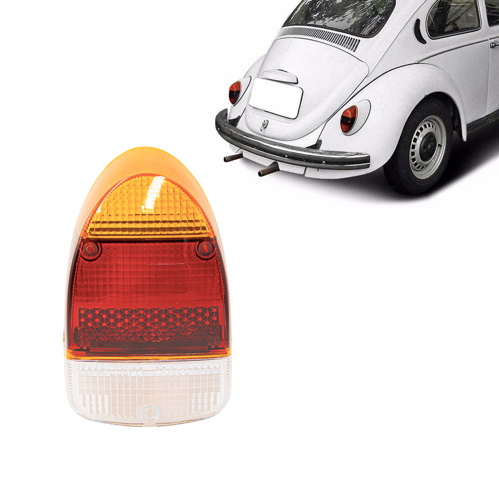 Lente Traseira Fusca 1300L Fusca 1500 Fuscão Tricolor