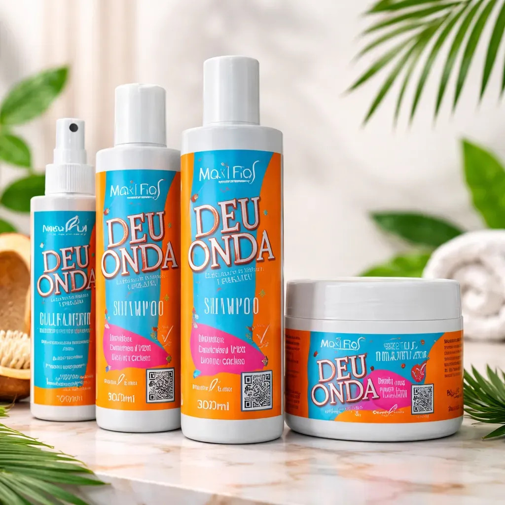 Kit Capilar DEU ONDA Cabelos Cacheados - Natulife 4 produtos