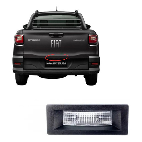 Imagem Lanterna Luz De Placa Fiat Nova Strada Original