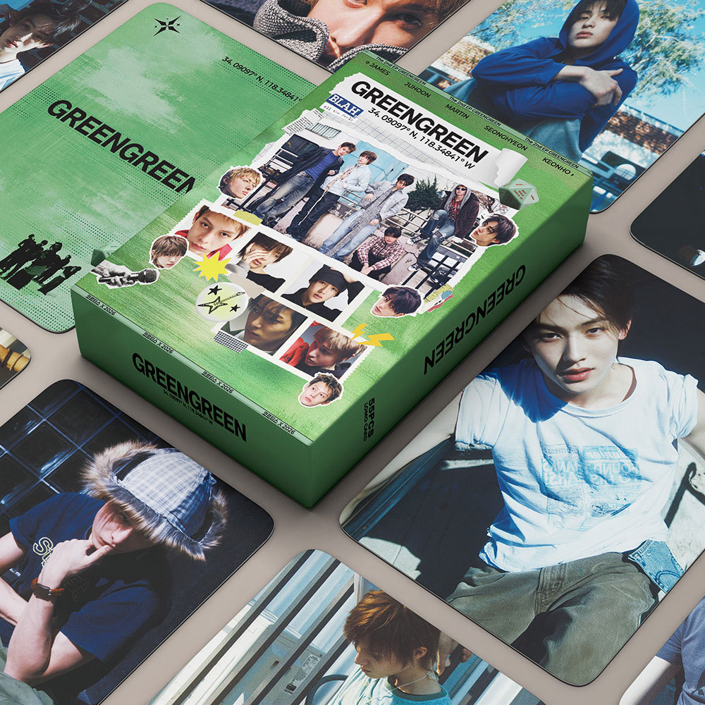 30-127pcs CORTIS GREENGREEN Photocards Cor Fora Das Linhas GO SHOWCASE Encontro Inesperado Cartões Lomo KEONHO JUHOON MA