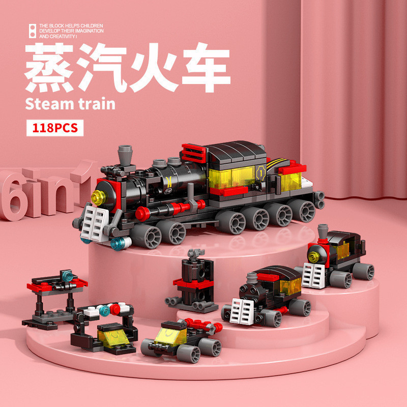 Compatível com tanque porta-aviões militar Lego SWAT Mecha modelo seis em um brinquedo montado para crianças bile
