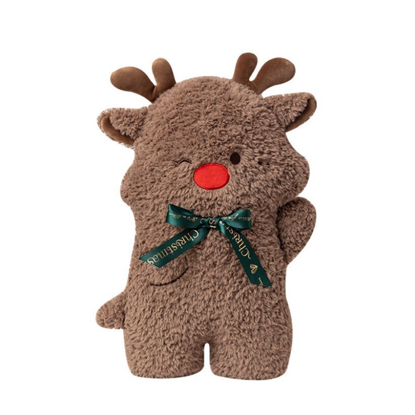 Super macio toque árvore de natal travesseiro Bay janela natal papai noel decoração boneca almofada sofá quarto bom parc
