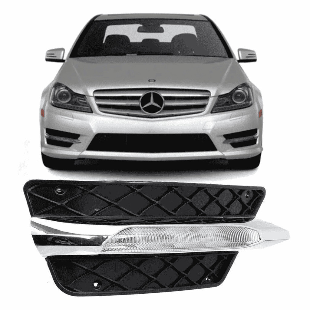 Farol Milha Led Mercedes W204 C180 C200 C250 de 2013 e 2014 - Direito