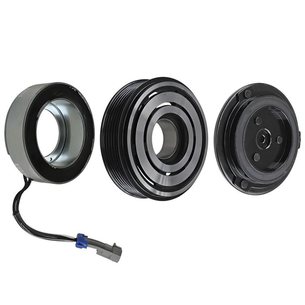 CONJUNTO EMBREAGEM COMPRESSOR DELPHI/MAHLE GM S10 2.4 / ASTRA / ZAFIRA/VECTRA POLIA 6PK 109MM 12V  OEM: 6553590