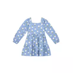 Vestido infantil menina floral Mundi