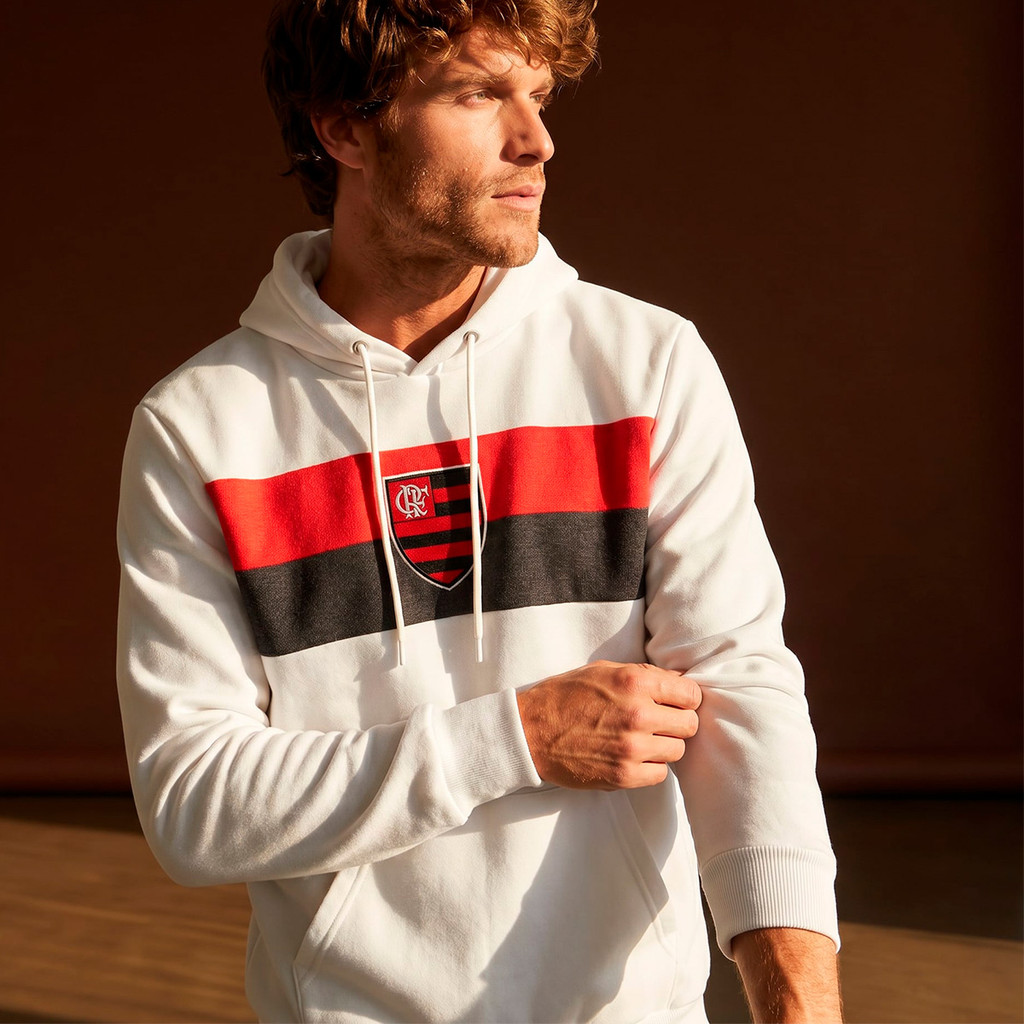 Moletom Flamengo Retrô 1996 Away Masculina Oficial
