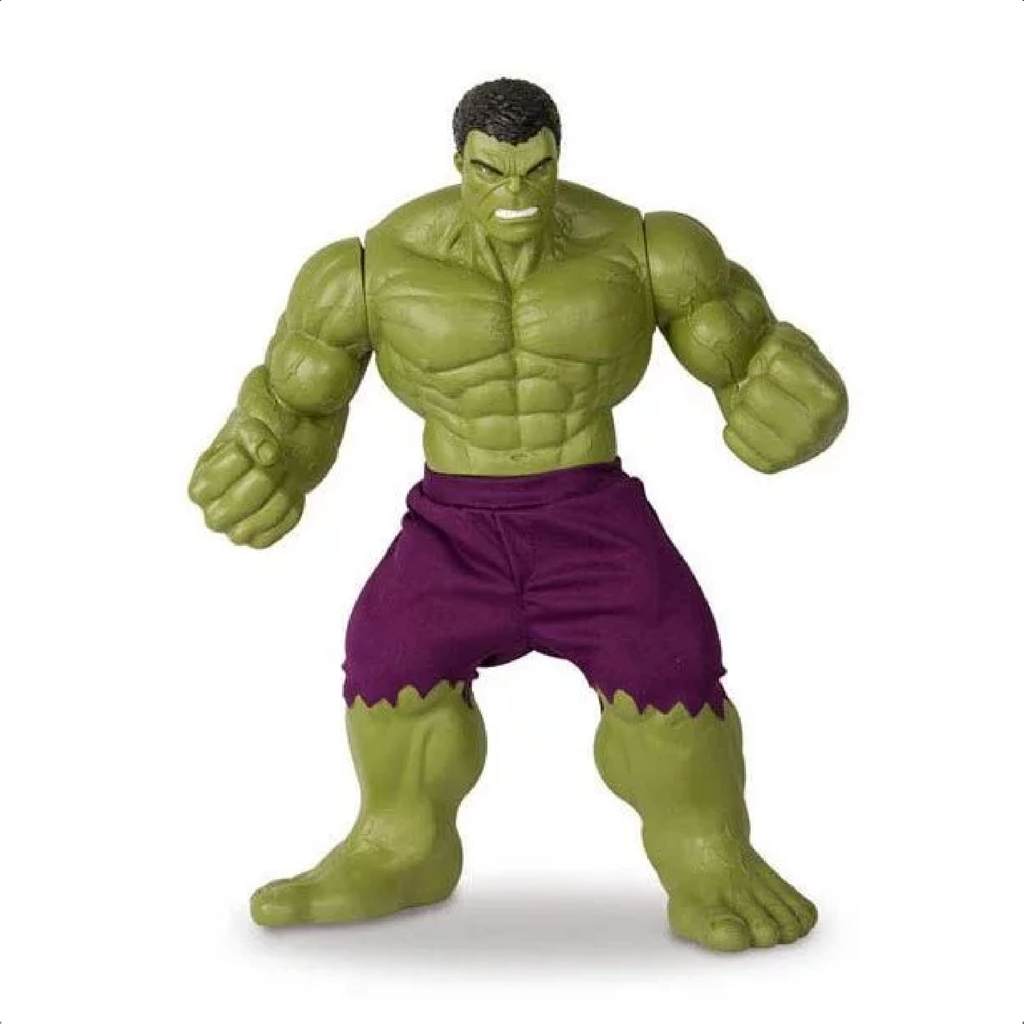 Boneco Colecionável Hulk Verde Revolution Gigante 45cm Articulado Brinquedo Mimo Toys - 0516