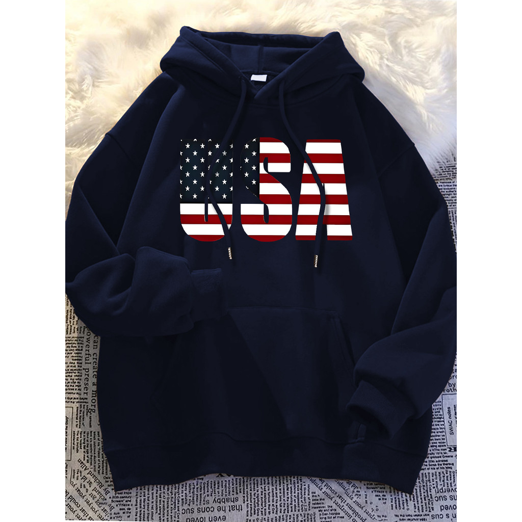MOLETOM USA CASACO BLUSA DE FRIO CONFORTÁVEL MINIMALISTA P AO GG MOLETON CAPUZ E BOLSO