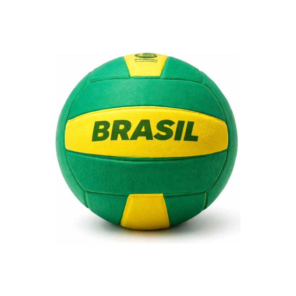Bola De Vôlei EVA Copa Do Brasil Verde e Amarelo Apolo