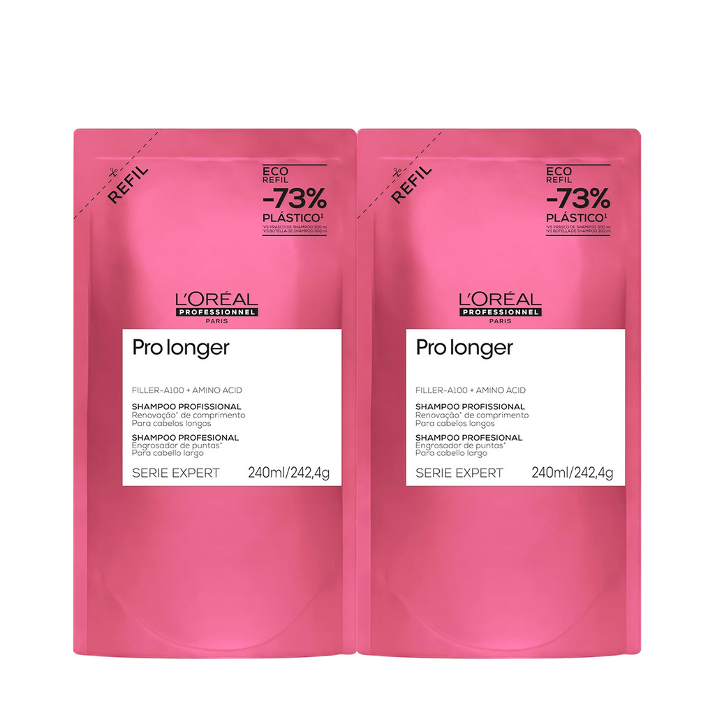 Kit L'Oréal Professionnel Pro Longer Refil Shampoo Extra (2 unidades)
